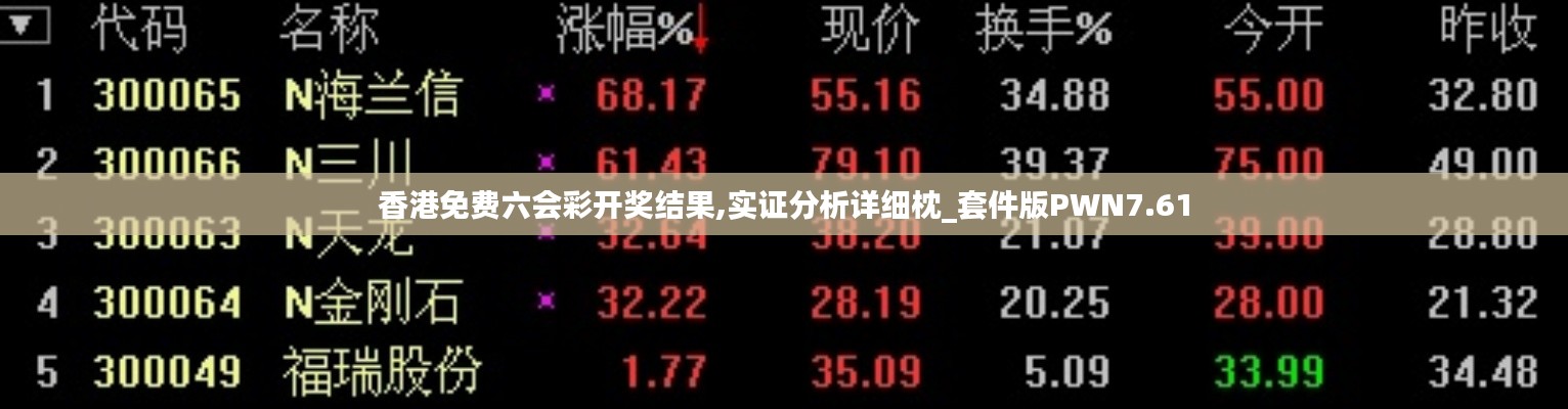 香港免费六会彩开奖结果,实证分析详细枕_套件版PWN7.61