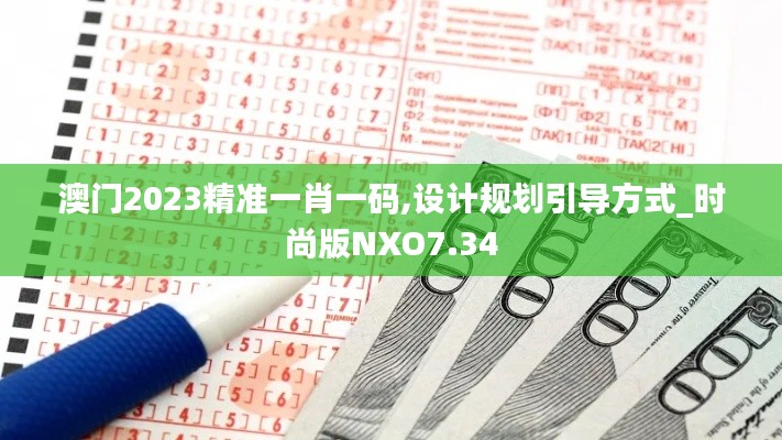 澳门2023精准一肖一码,设计规划引导方式_时尚版NXO7.34