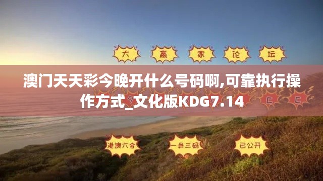 澳门天天彩今晚开什么号码啊,可靠执行操作方式_文化版KDG7.14