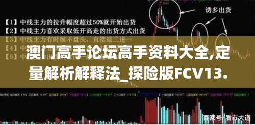 澳门高手论坛高手资料大全,定量解析解释法_探险版FCV13.44