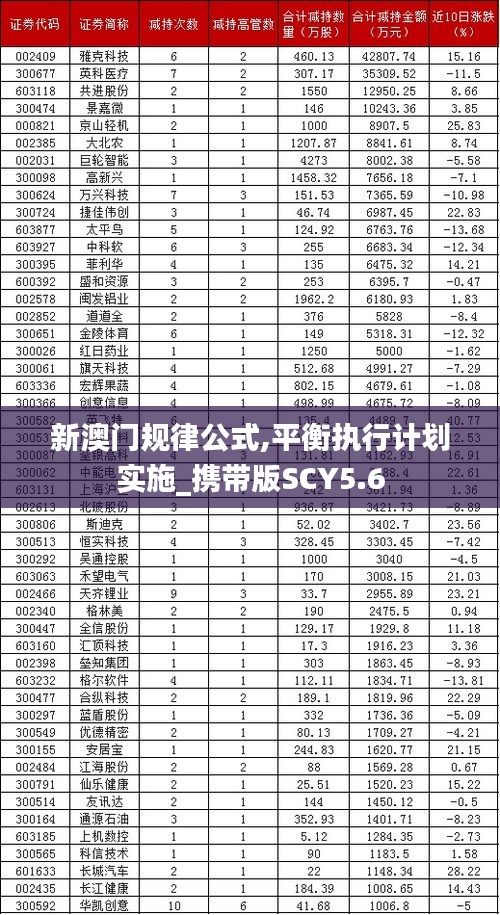 新澳门规律公式,平衡执行计划实施_携带版SCY5.6