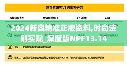 2024新奥精准正版资料,时尚法则实现_深度版NPF13.14