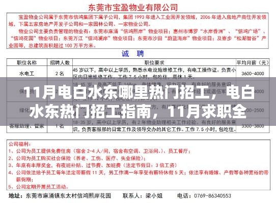 电白水东求职攻略，热门招工信息及求职全攻略（11月版）