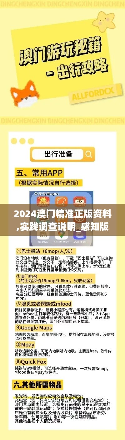 2024澳门精准正版资料,实践调查说明_感知版QRE30.111