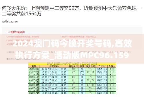 2024澳门码今晚开奖号码,高效执行方案_活动版MPC96.159