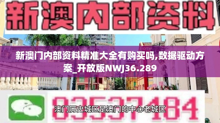 新澳门内部资料精准大全有购买吗,数据驱动方案_开放版NWJ36.289