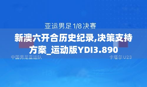 新澳六开合历史纪录,决策支持方案_运动版YDI3.890