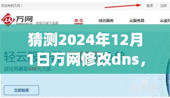 小红书视角，解析万网DNS修改背后的技术趋势与影响，预测未来影响深远至2024年猜想​​