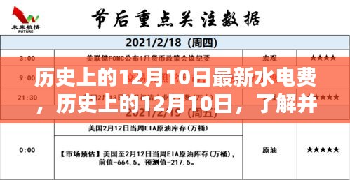 实用指南，历史上的12月10日水电费详解及最新费用计算初学者进阶教程