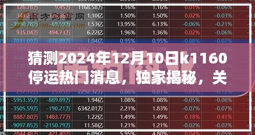 独家揭秘，关于K1160列车未来停运的热门猜测与小红书热议背后的真相（2024年12月10日版）