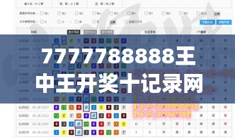 7777788888王中王开奖十记录网一＂解读幸运数字的魔力