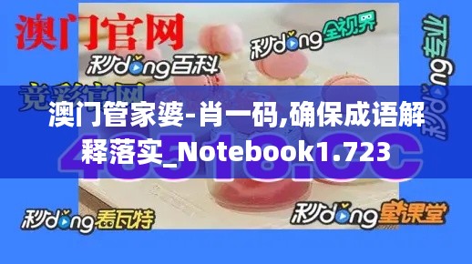 澳门管家婆-肖一码,确保成语解释落实_Notebook1.723