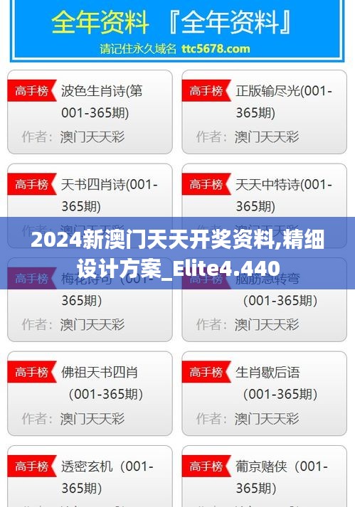 2024新澳门天天开奖资料,精细设计方案_Elite4.440