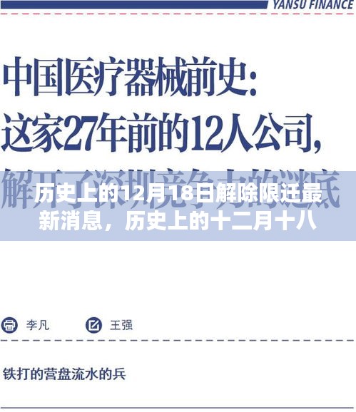 揭秘隐藏小巷的特色小店新生之旅，历史上的十二月十八日解除限迁最新动态