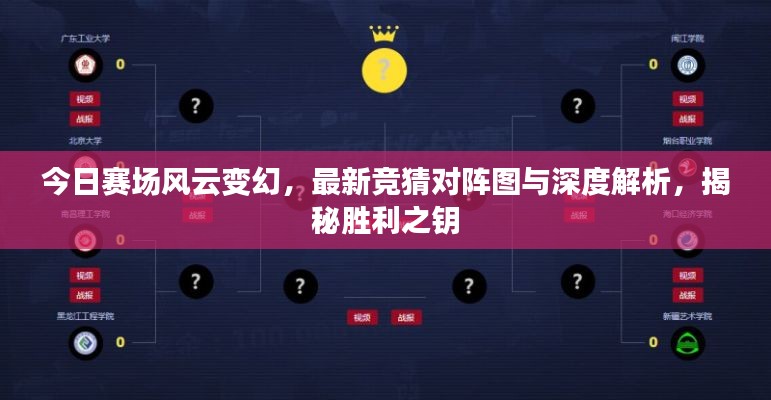 今日赛场风云变幻，最新竞猜对阵图与深度解析，揭秘胜利之钥