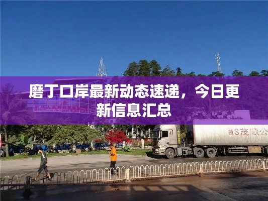 磨丁口岸最新动态速递，今日更新信息汇总