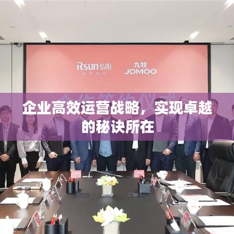 企业高效运营战略，实现卓越的秘诀所在