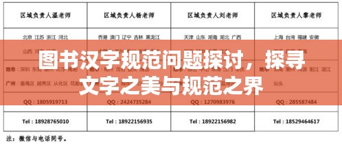 图书汉字规范问题探讨，探寻文字之美与规范之界