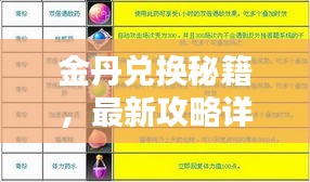 金丹兑换秘籍，最新攻略详解助你轻松掌握！